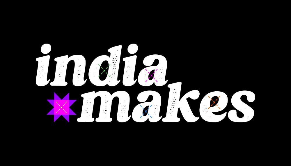India Makes logo for dark mode
